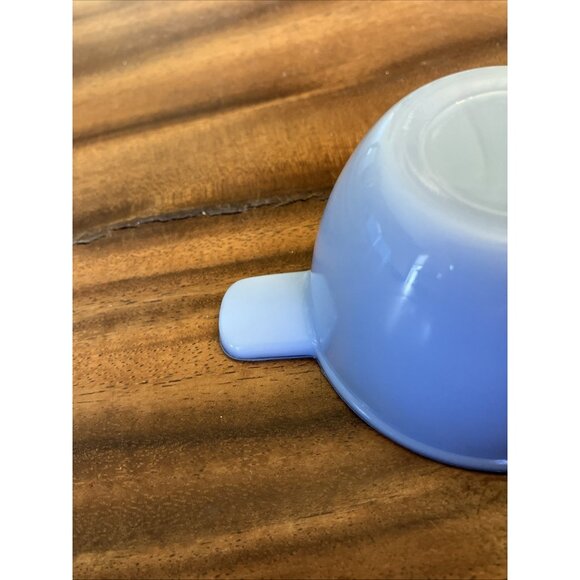 Vintage Delphite Blue Milk Glass 1/2 Cup Measuring Tab Handle - Picture 7 of 8